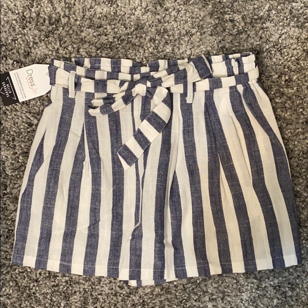 Brand new striped shorts